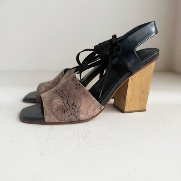 Rachel Comey Melrose Sandals w Wood Heel  7 - Picture 8 of 8
